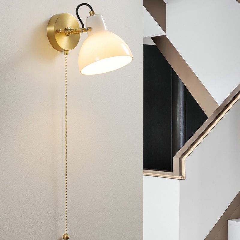 Dome Shape Sconce Light Fixture Modern Style Wall Sconce Lighting for Living Room