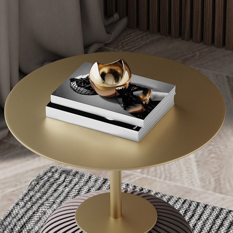 Pedestal End Table  Modern Round Side End Table for Living Room