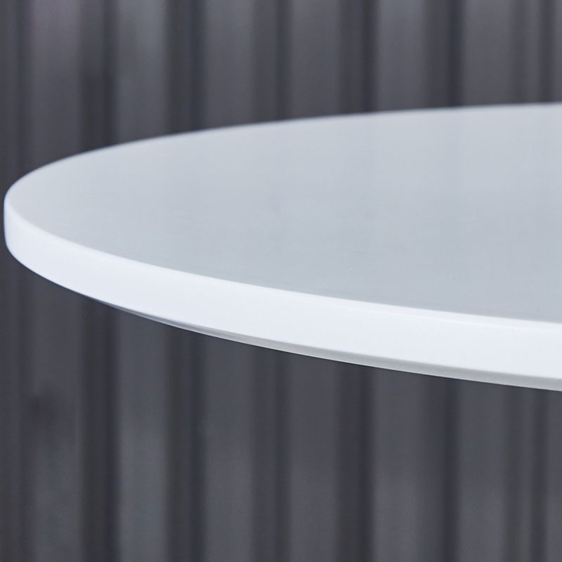 Contemporary Top Dining Table Round Dining Table with Pedestal Base
