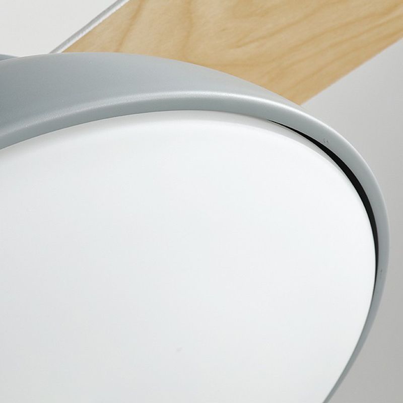 Modern Style Ceiling Fan Lighting Metal 1 Light Ceiling Fan Lighting for Children's Room
