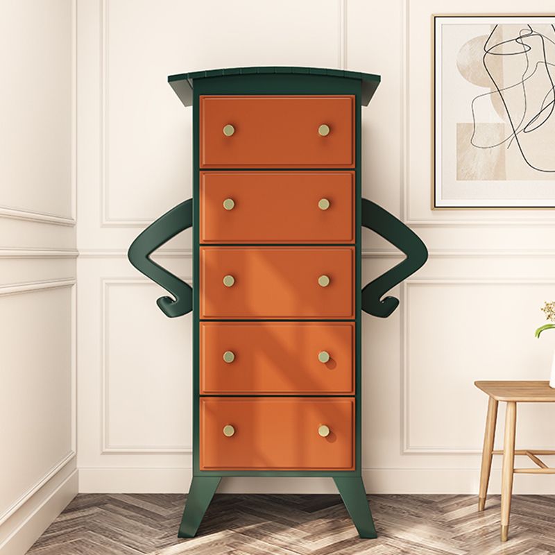 American Traditional Lingerie Chest Solid Wood Storage Chest for Bedroom