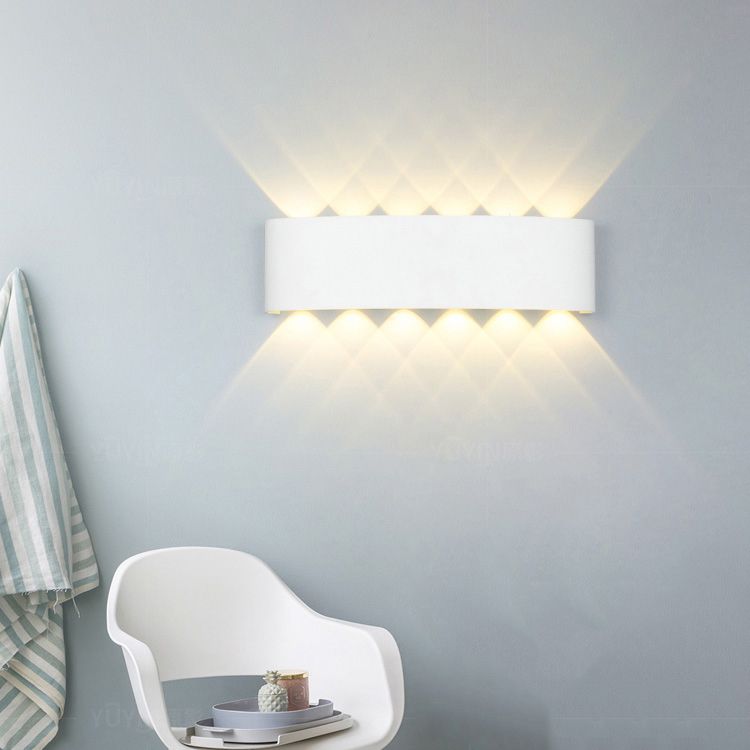 Rechteck Wandmontage Licht Nordic Modern Led Wandleuchte Leuchte für Wohnzimmer