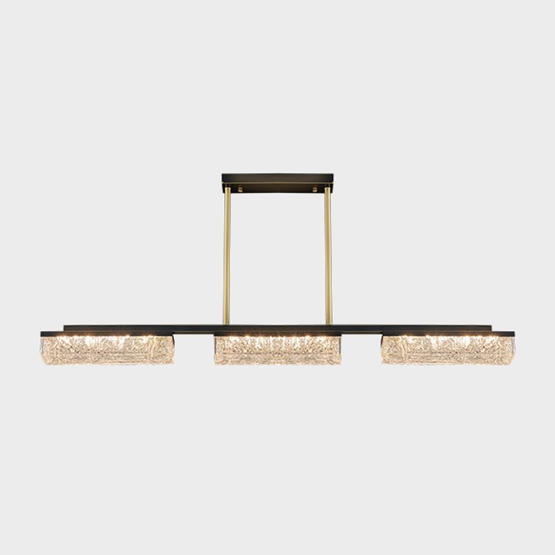 Pendentif linéaire de style contemporain