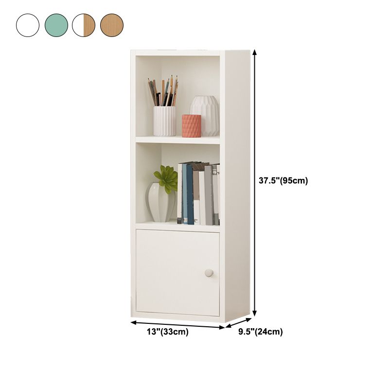 Closed Wooden Bookshelf Modern Home Living Room Study Corner Bookcase