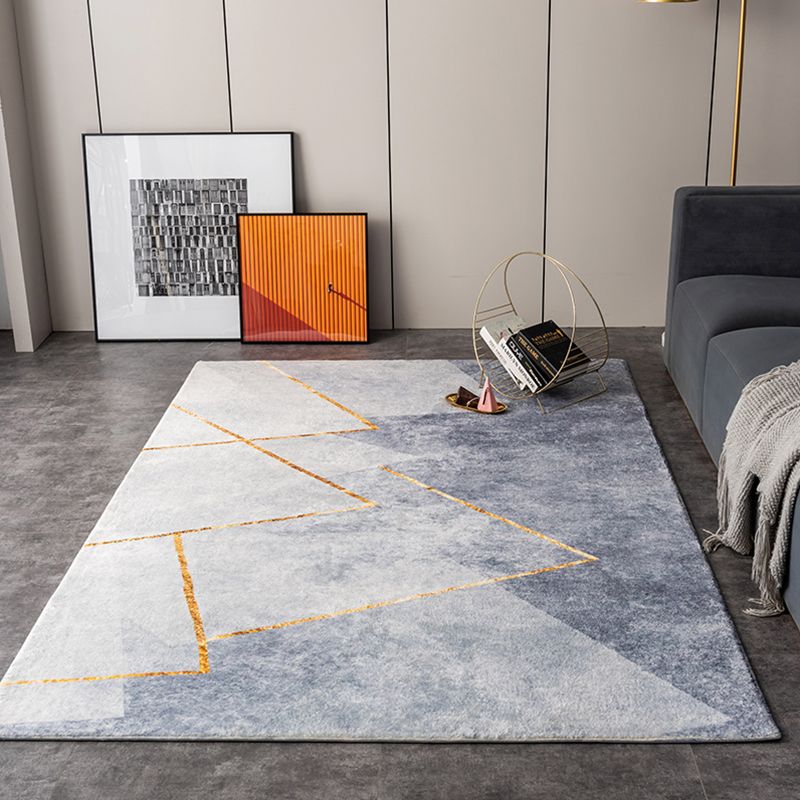 Reddish Brown Graphic Carpet Blending Modern Carpet Washable Carpet for Home Decor