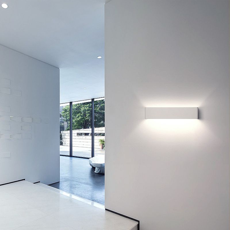 Forme carrée Applexion murale en métal moderne Lumière murale à 1 lumière