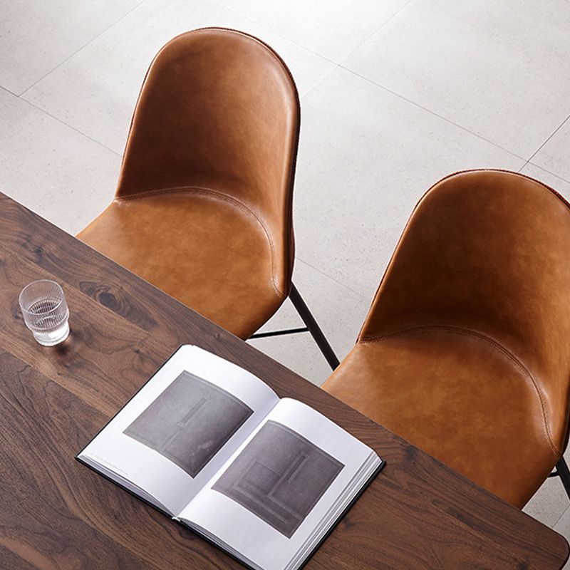 Indoor Side Chair Leather Modern Dining Chair for Dining Room