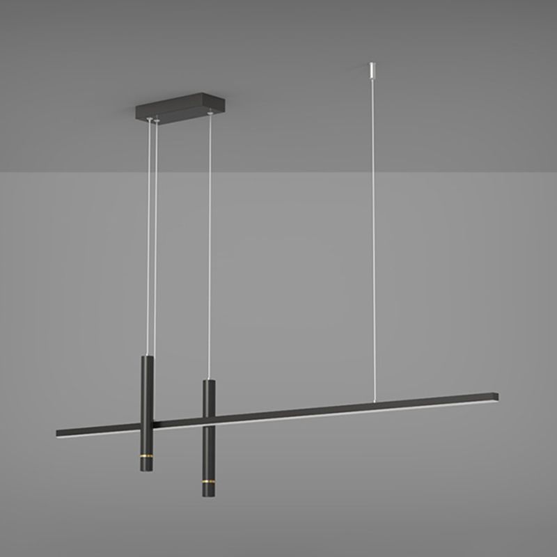 Linear Modern 3 - Light Kitchen Island Fixture Interior LED Ceiling Pendant Lighting