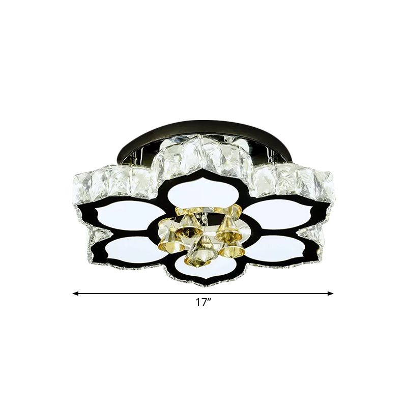 Pêche LED / fleur symétrique semi-rince