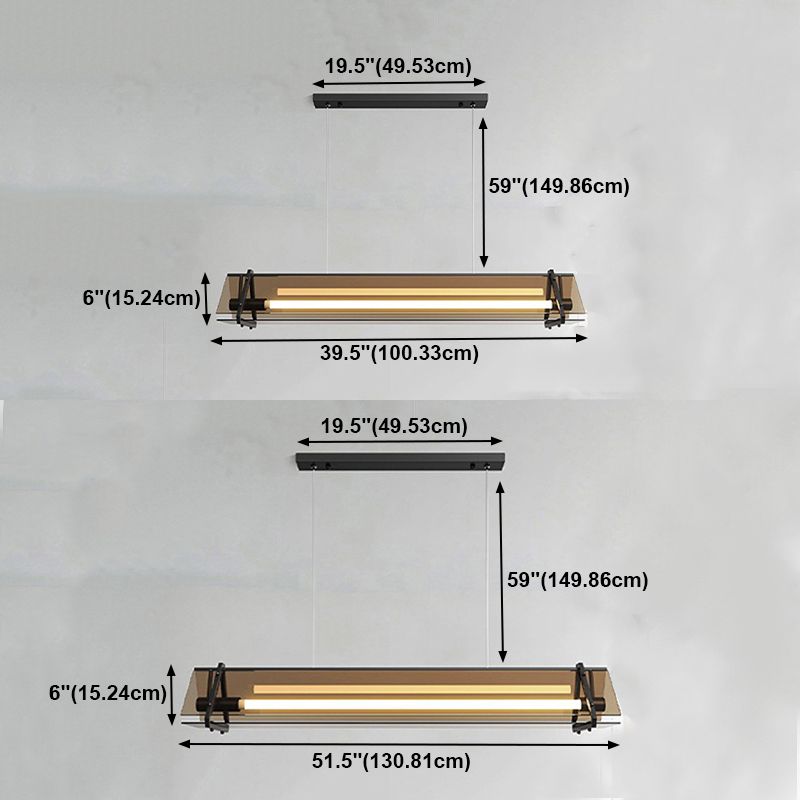 Geometría de estilo moderno Coste de vidrio transparente 1 luz colgante colgante de luz
