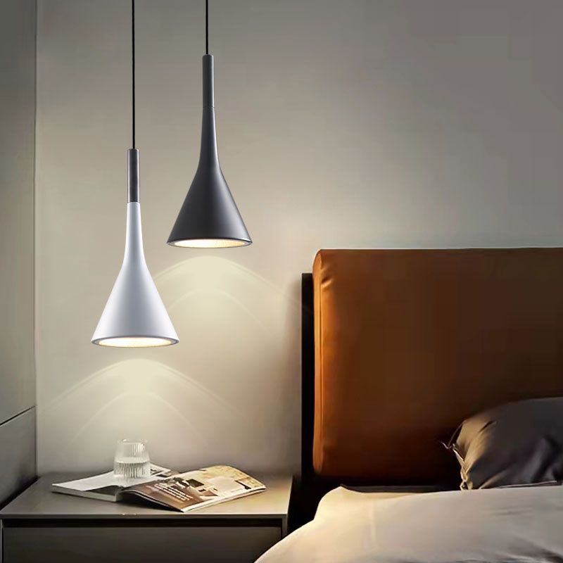 1 Lichthängeleuchte moderne Anhängerlampe mit Eisenschatten für Wohnzimmer