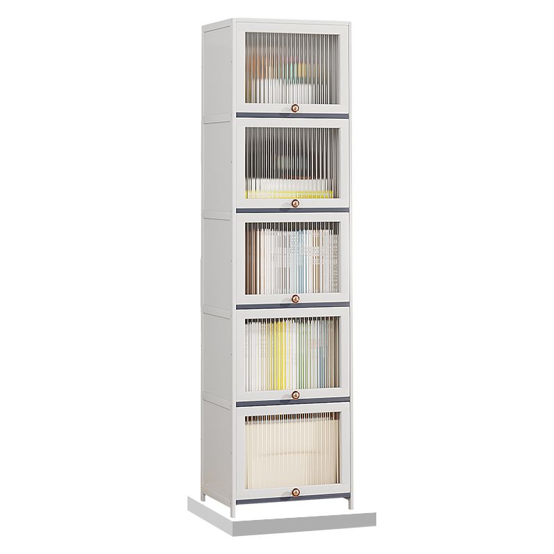 Contemporary White Accent Cabinet, Rectangle Standard Cabinet