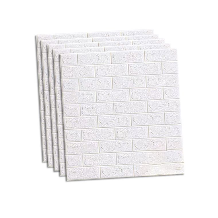 Backsplash Panels 3D Embossed Peel and Stick Wall Paneling for Living Room