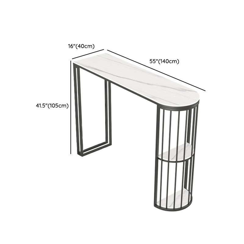 Glam Bistro Set 1/2/3 Pieces Stone Bar-Height Bar table with Upholstered Stools