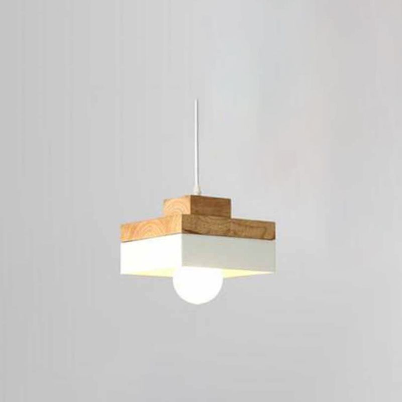 Geometric 1-Light Down Mini Pendant Metal Modern Style Down Lighting Pendant