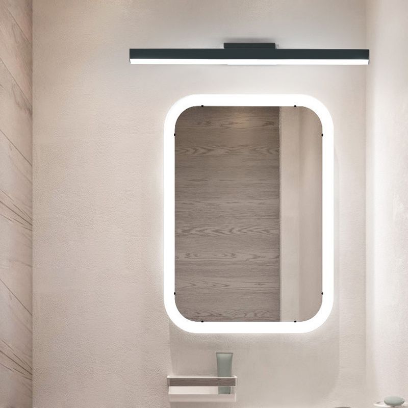 LED Smart Mirror Lamp Fixture Nordic Modern Style Bathroom Mirror Light Fixture