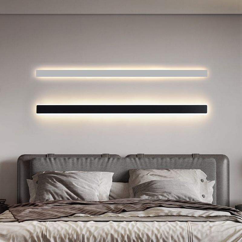 Linearer Schatten Metall Wandleuchten moderner Stil 1 Lichtwandmontage Licht
