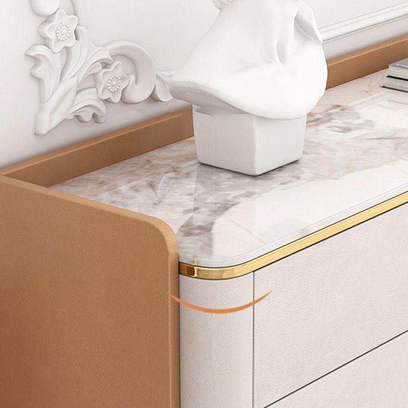 Glam Buffet Sideboard Cabinets Dining Buffet with LED Lights for Living Room