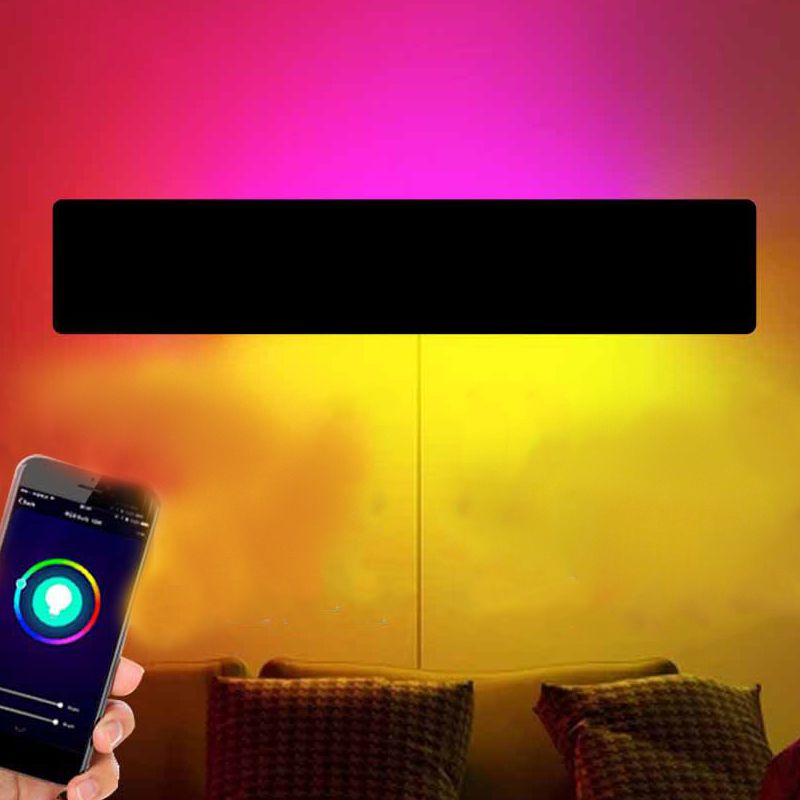 Modern Style Geometric Led Wall Lamp Metal 1-Light Wall Mount Light Fixture