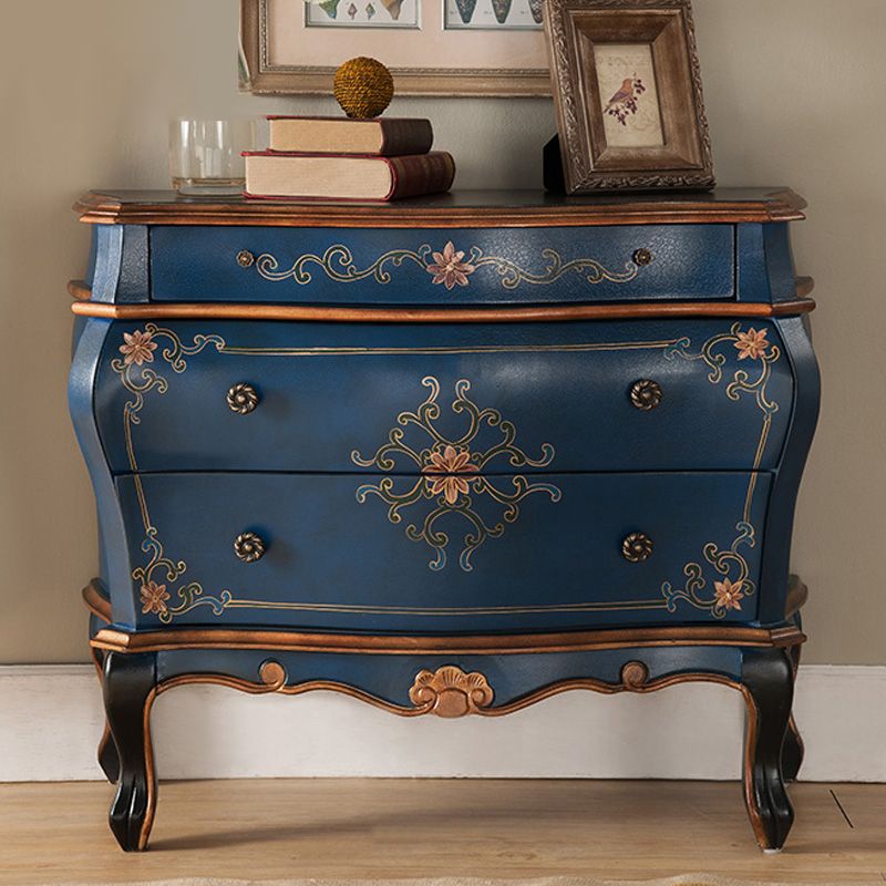 Traditional Storage Chest Solid Wood Dresser with 2/3 Drawers