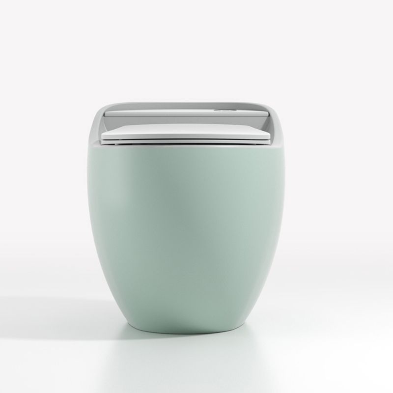 Modern Round Flush Toilet Floor Mounted Porcelain All-In-One Urine Toilet