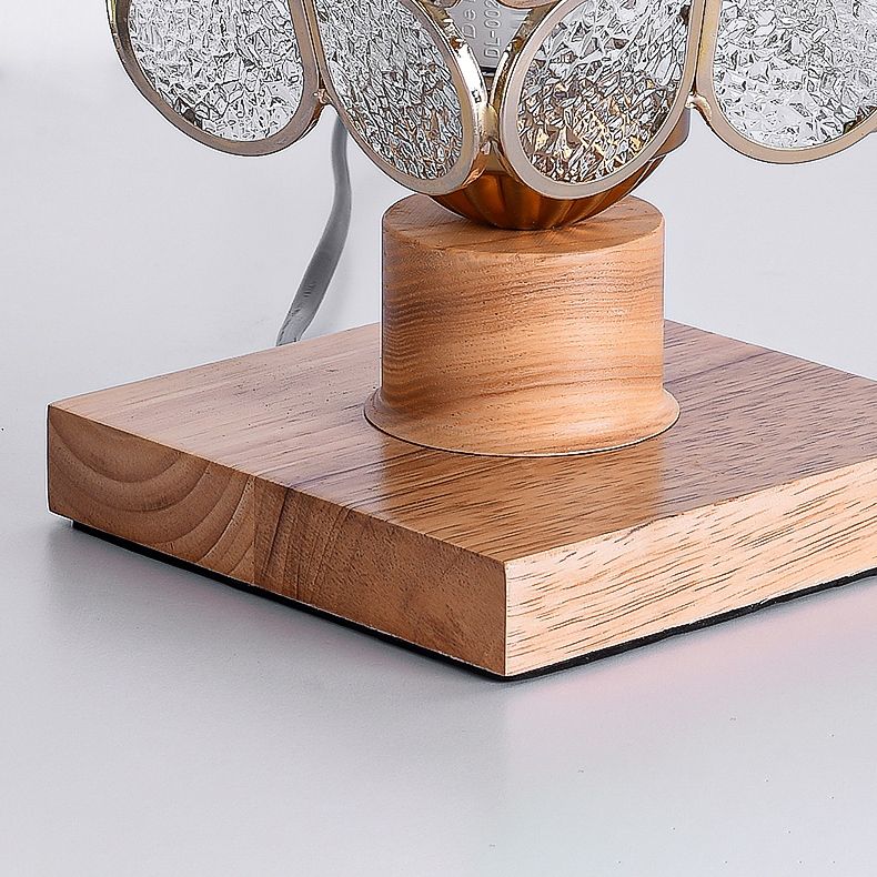 Blumenglas Nachttischlampe Tiffany-Nachttisch-Lampe für Schlafzimmer