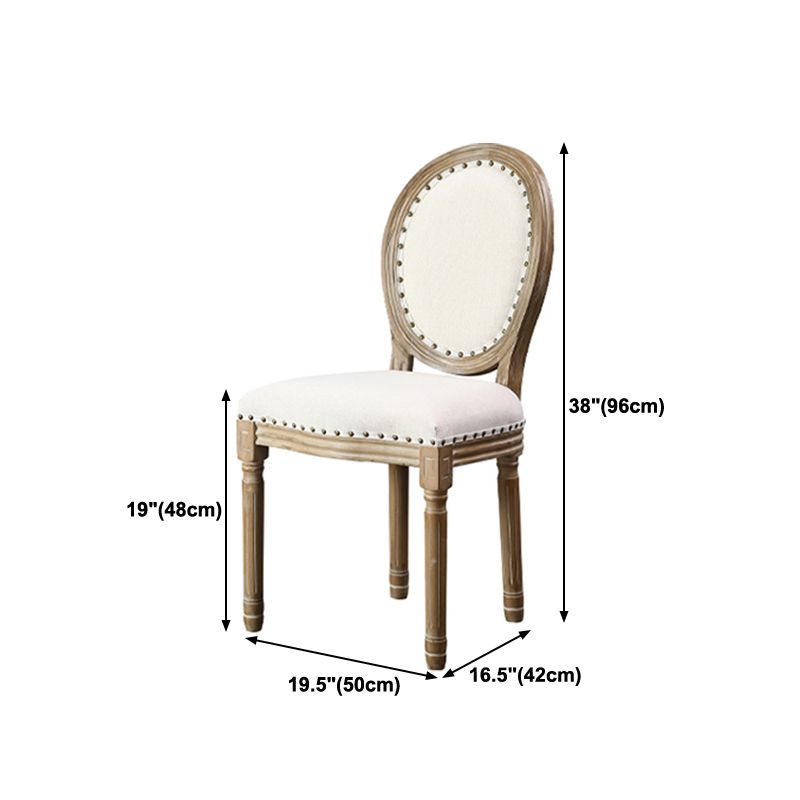 Traditional 1/2/5/7 Pieces Rectangle Dining Set Solid Wood Dining Table with Chairs