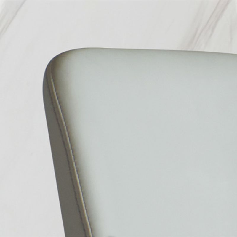 Contemporary Open Back Dining Chairs Armless Side Chairs with Wood Legs for Kitchen