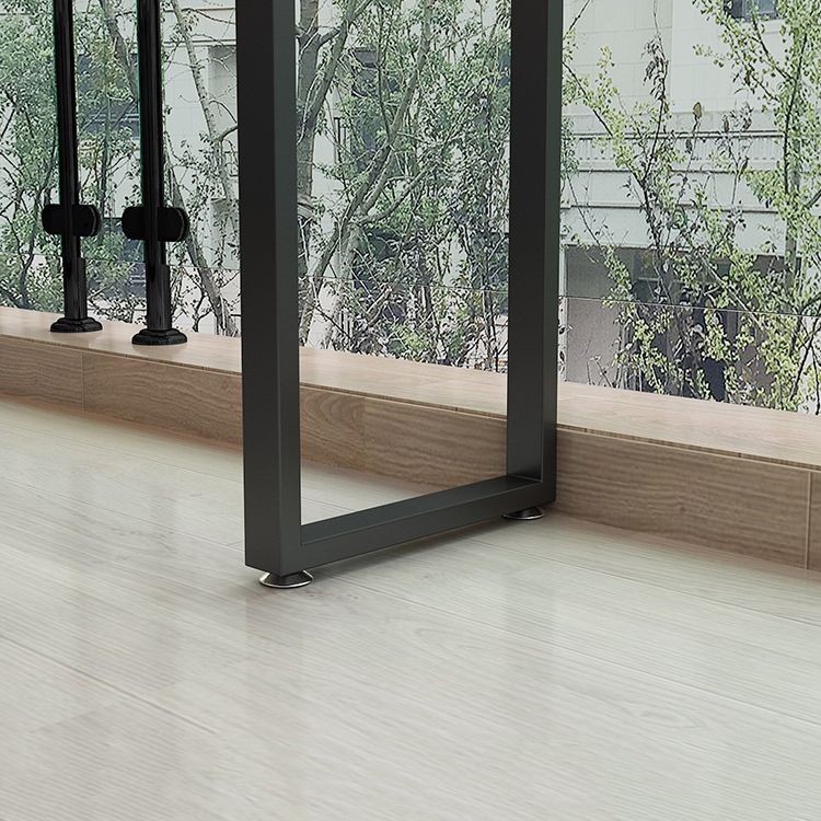 Modern 1/4 Pieces Bar Table Set Rectangle Pine Wood Counter Table with Stools for Balcony