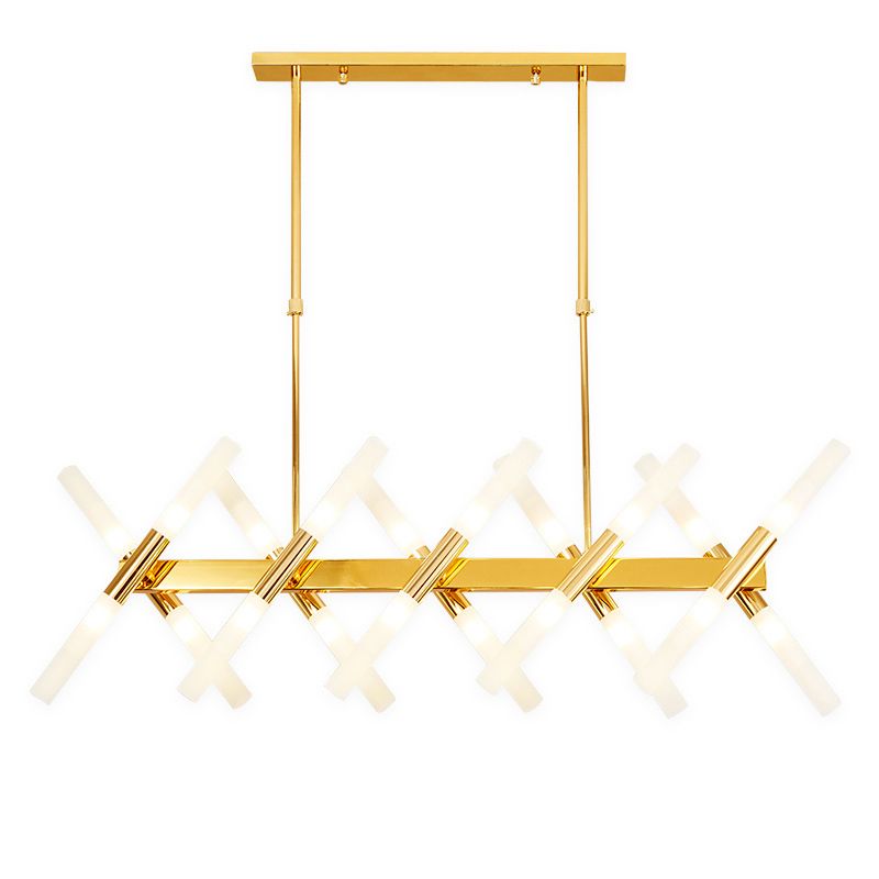 Acrylic Sputnik LED Island Pendant Light in Modern Creative Style Wrought Iron Ceiling Light for Dining Room