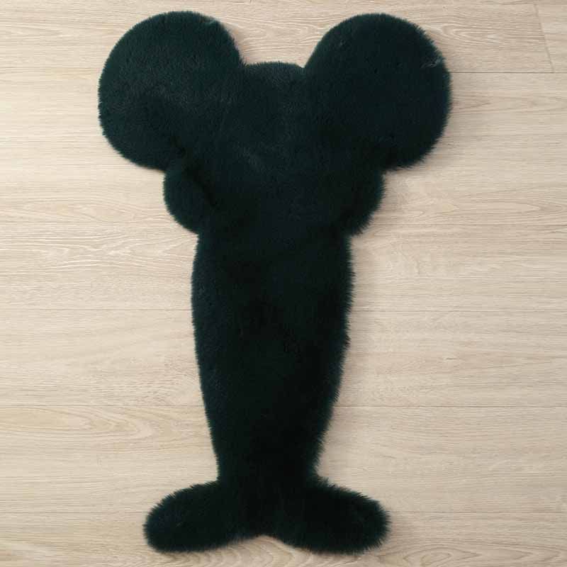 Folw Pure Color Rug Plüsch Polyesterbereich Teppich Fleckenfester Teppich für Wohnkultur
