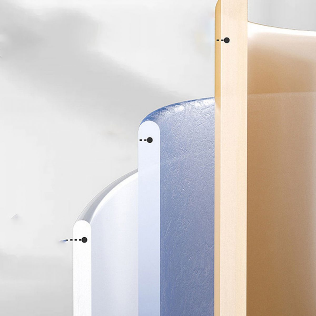 Modern Bathroom Sink Ceramic Rectangular White with Single Faucet Hole Vessel Sink