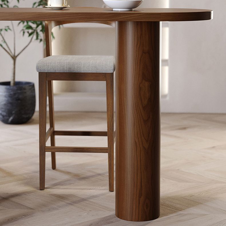 Industrial 1/4/5 Pieces Bar Table Set Pine Wood Counter Table with High Stools