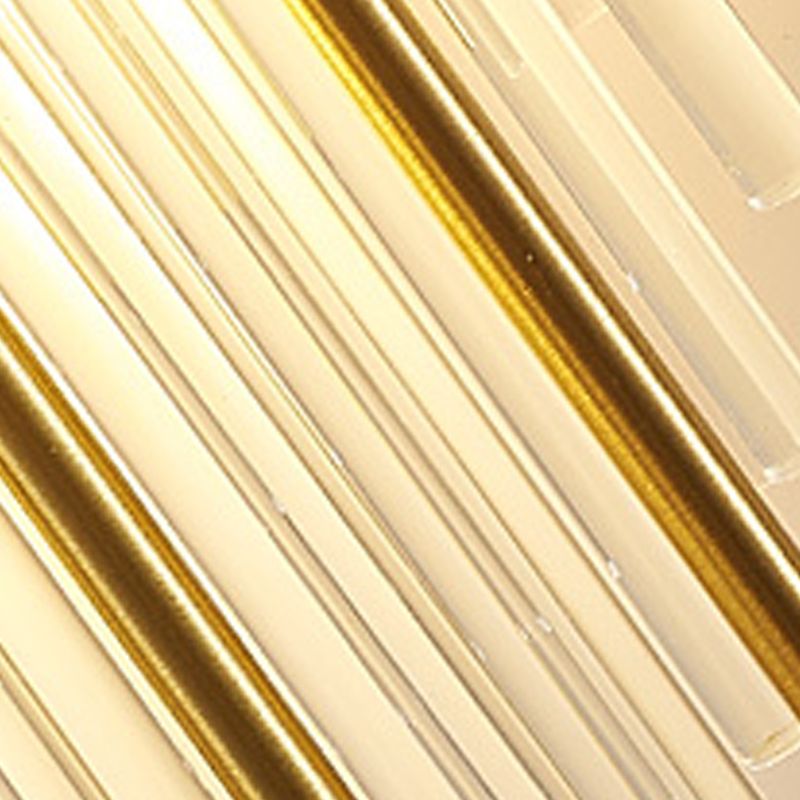 2 Light Unique Wall Sconce Postmodern Style Crystal Wall Lighting for Bedroom