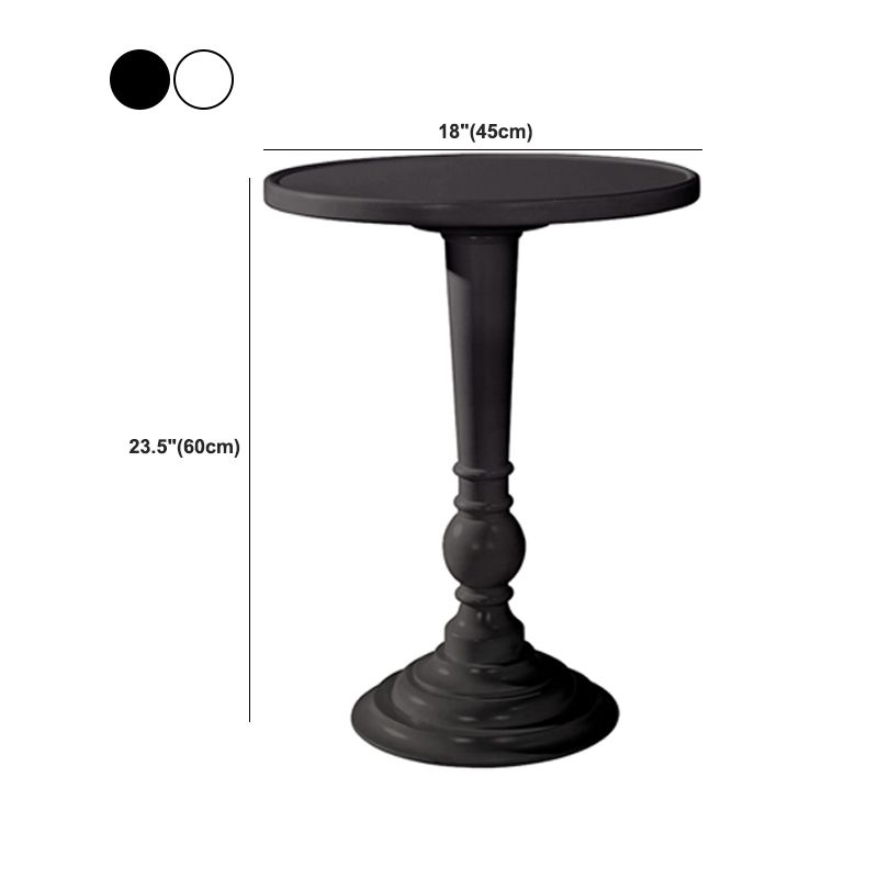 Nordic Corner Table Wood Pedestal Side Table for Living Room
