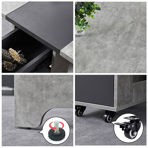 Muebles de estilo de mediados de siglo Mesa de comedor de madera maciza para el comedor en casa