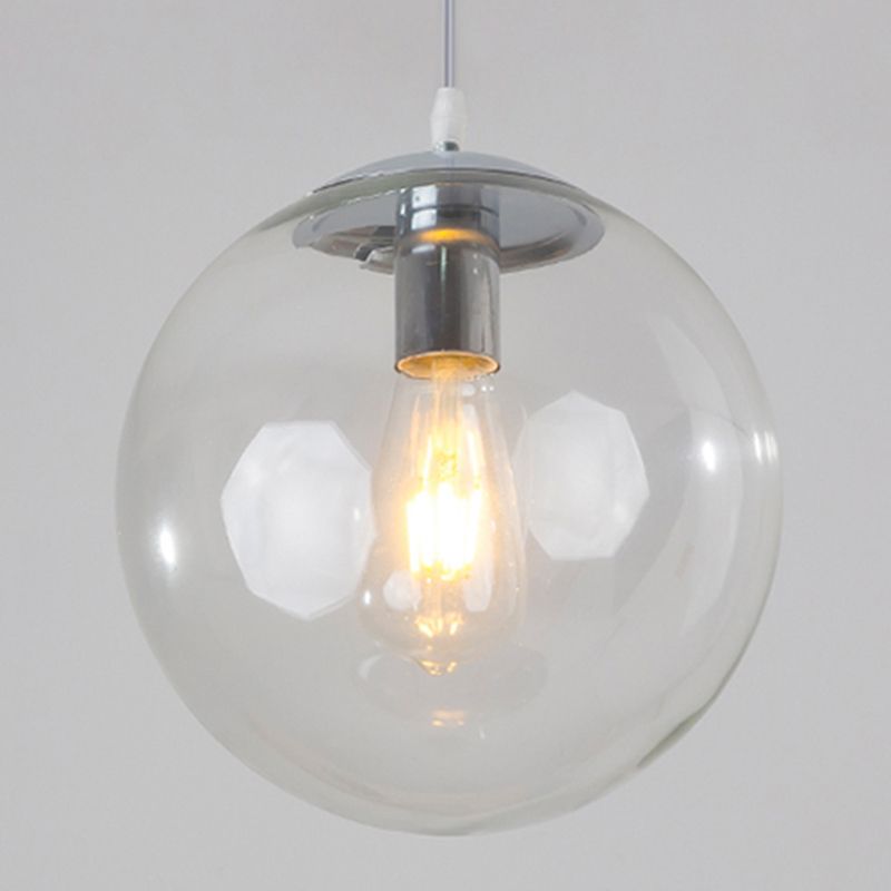 Ball suspendu éclairage industriel d'éclairage avec une teinte en verre pour le salon