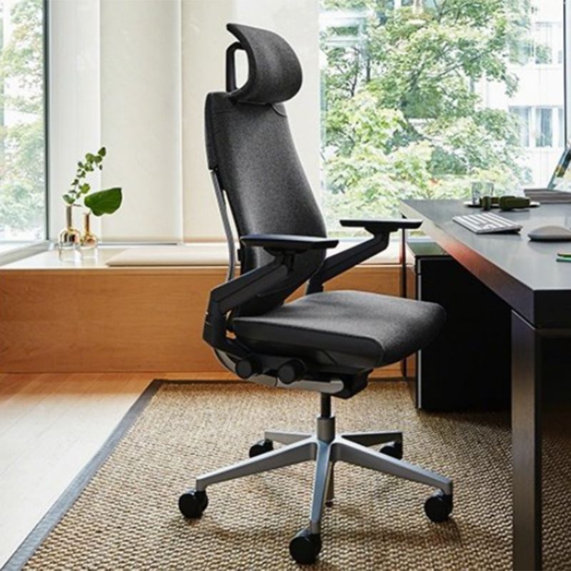 Modern Swivel Chair Adjustable Seat Height Ergonomic Office Chair with Wheels
