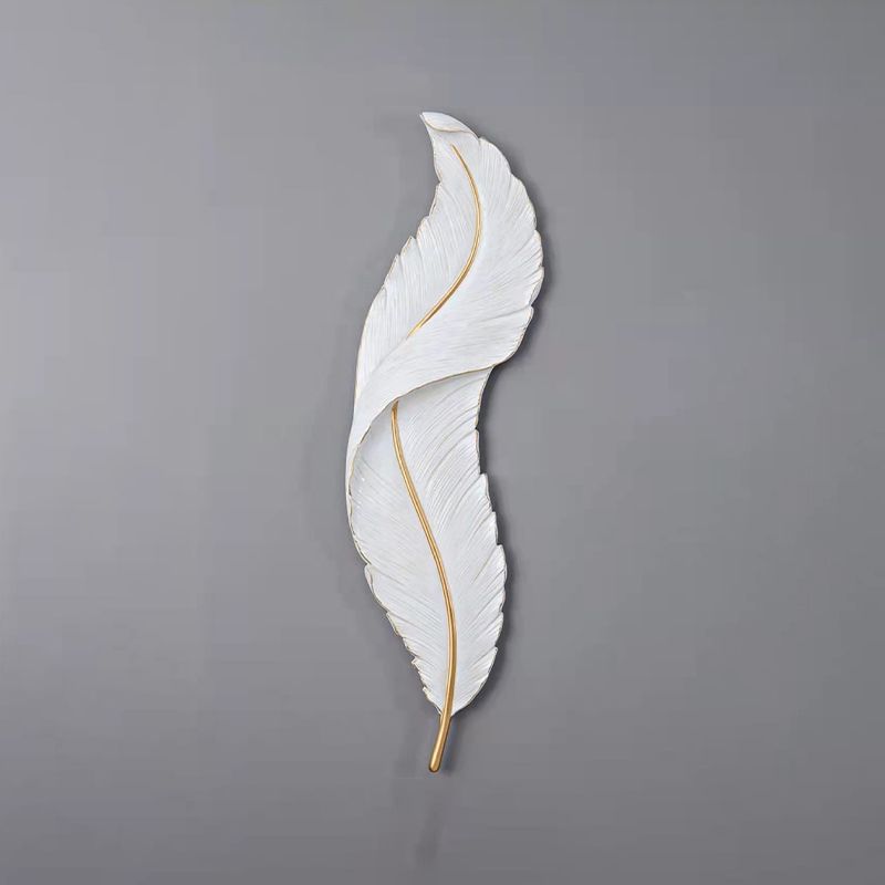 Modern Wall Lamp Household Feather Wall Mount Lighting for Sitting Room