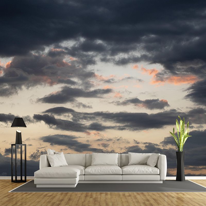 Cloud Landscape Mural Wallpaper Mildew Resistant Modern Living Room Decoration