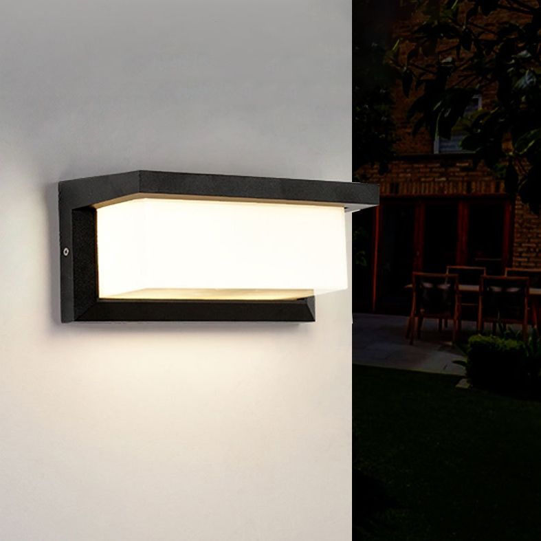 Modern Minimalist Style Wall Light Sconces Acrylic 1 Light Wall Lights for Outside Wall