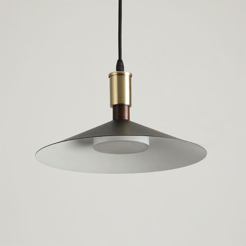 Slim Metal Modern Hanging Lamp Kit 1-Light LED Down Lighting Pendant for Dining Room