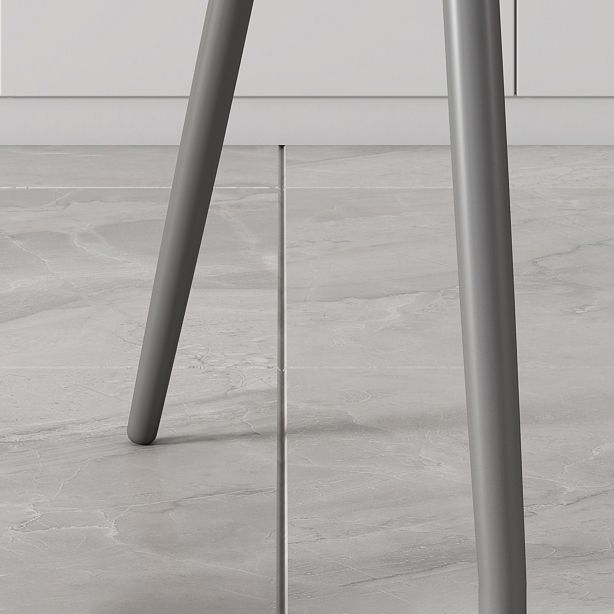 Parsons Faux Leather Side Chair Upholstered Armless Dining Chairs