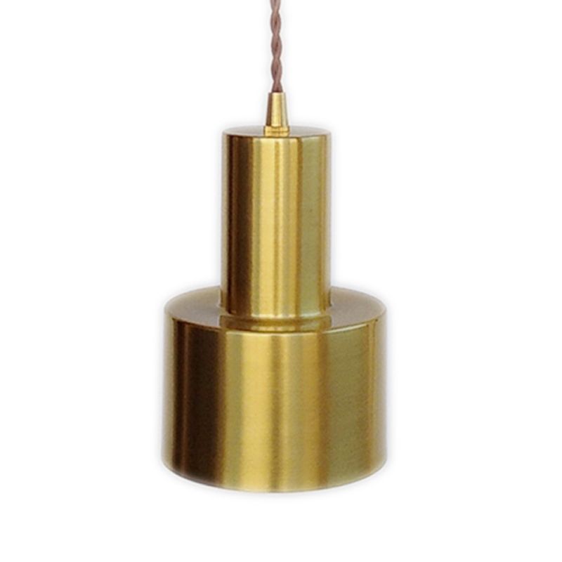 Zeitgenössischer Stil Geometrischer Anhänger Beleuchtungskörper Metal 1 Leichte Deckenlichter in Gold