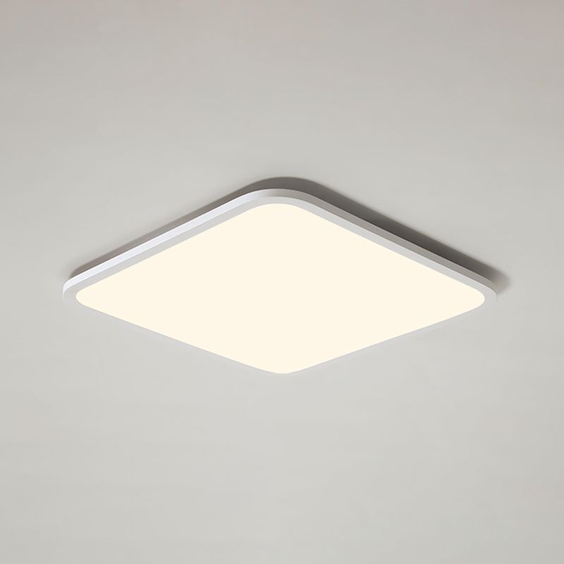 Modern Style Square Shade Ceiling Lamp Metal 1 Headed Ceiling Lighting for Restaurant