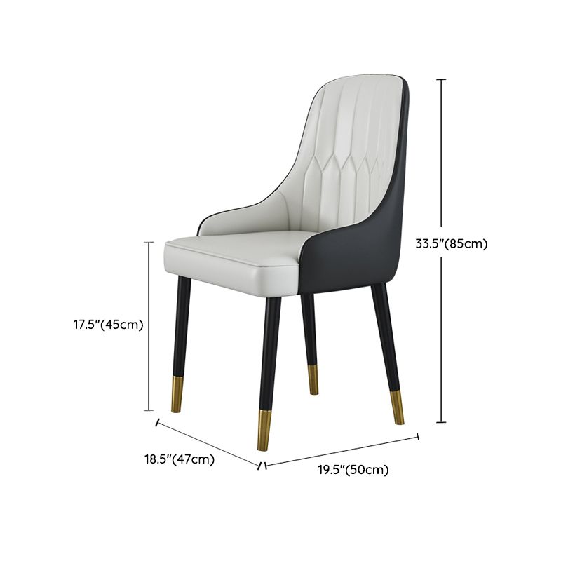 Modern Stone Dining Set 1/4/5 Pieces Round Dining Table Set with Padded Chairs