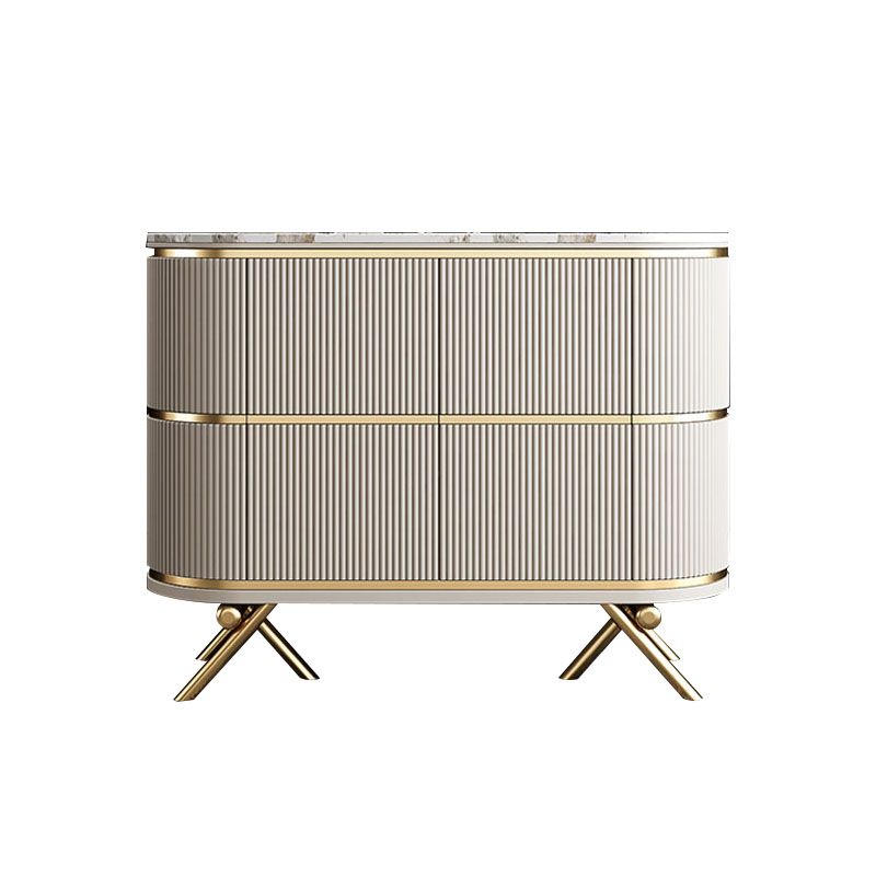 Modern Style Buffet Stand Engineered Wood Sideboard Cabinet ,33.5 Inch High