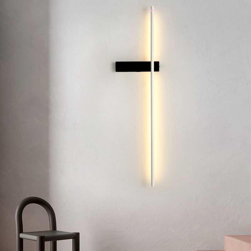 Rotatable Linear Wall Sconce Light Fixture Simplicity Metal Stairs LED Wall Lamp
