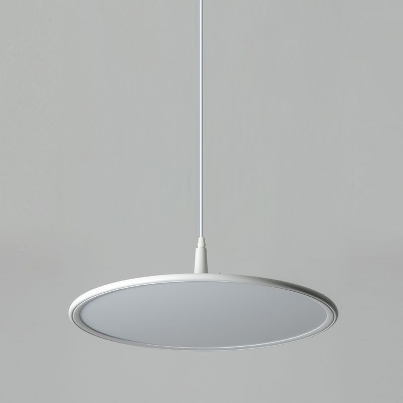 Round Shape Metal Hanging Light Modern Style 1-Light Hanging Mounted Lights