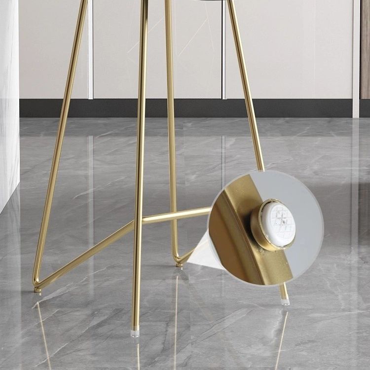 Faux Leather Armless Counter Stool Industrial Low Back Bar Stool